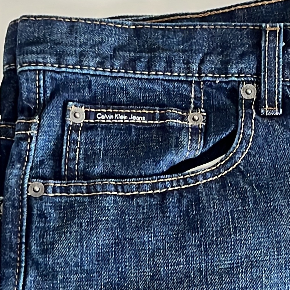 Men’s Calvin Klein Mens relaxed straight jeans 36